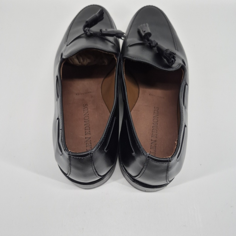 Allen Edmonds "GRAYSON" Men's Leather Black Tassel Loafers 10 EEE USA - Picture 7 of 10